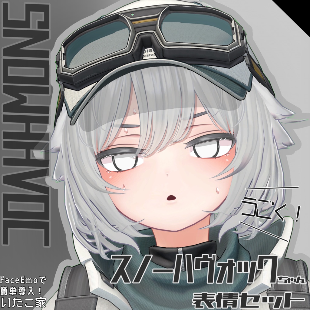 【スノーハヴォック/SNOWHAVOC専用】動く!スノーハヴォックちゃん表情セット