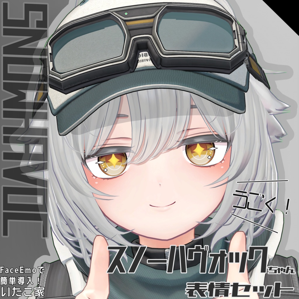 【スノーハヴォック/SNOWHAVOC専用】動く!スノーハヴォックちゃん表情セット