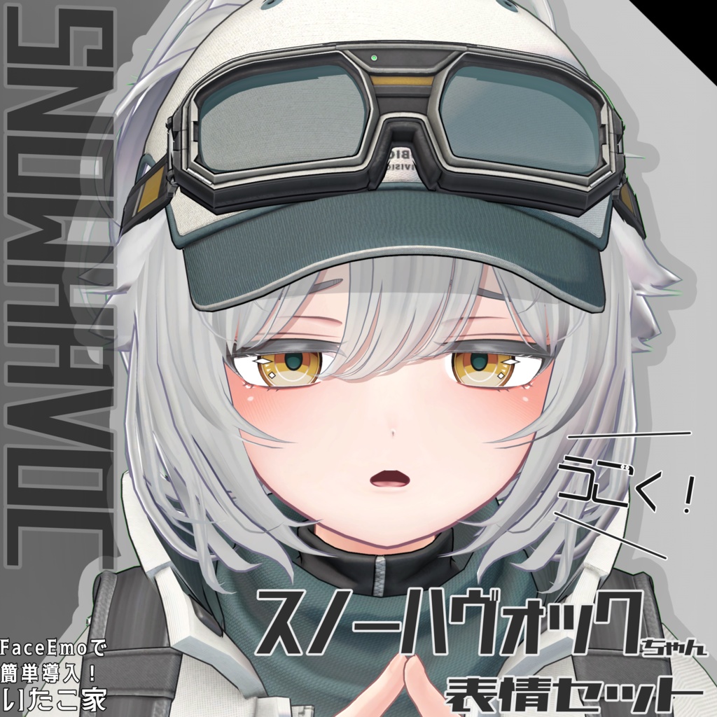 【スノーハヴォック/SNOWHAVOC専用】動く!スノーハヴォックちゃん表情セット