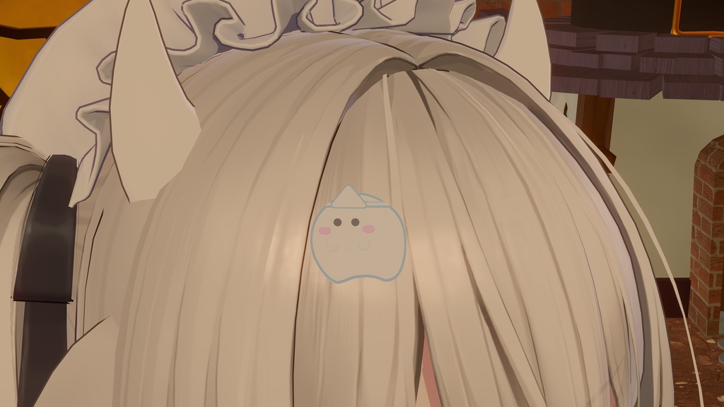 無料!【フォロワー1000人記念】おもちおばけヘアピン