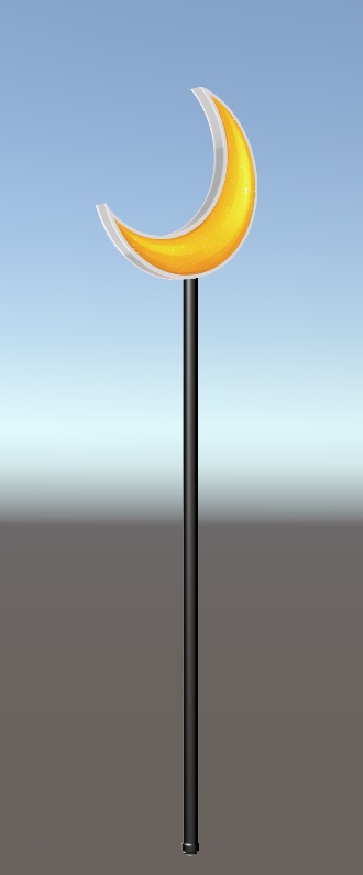 【MA対応】シンプルな お月様ステッキ Simple Moon Stick