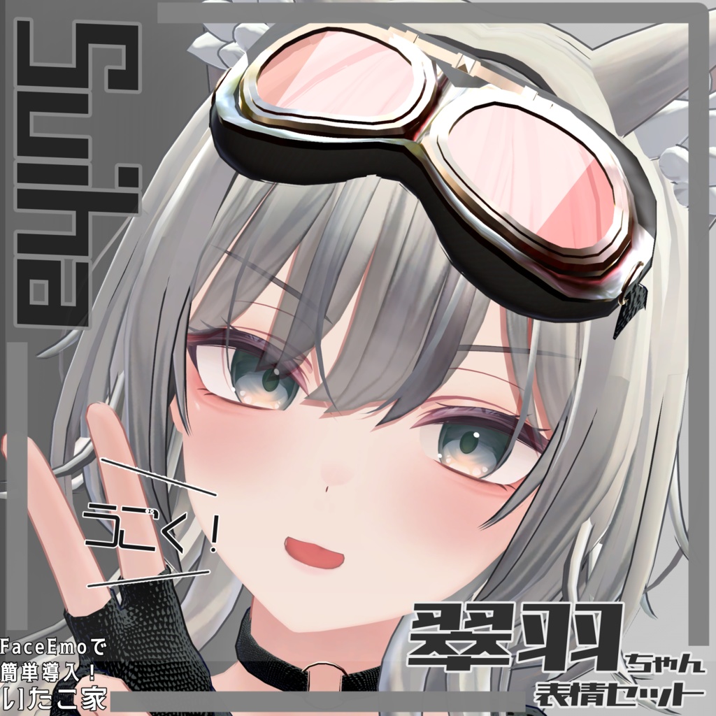 SALE!【翠羽/Suiha専用】動く!翠羽ちゃん表情セット