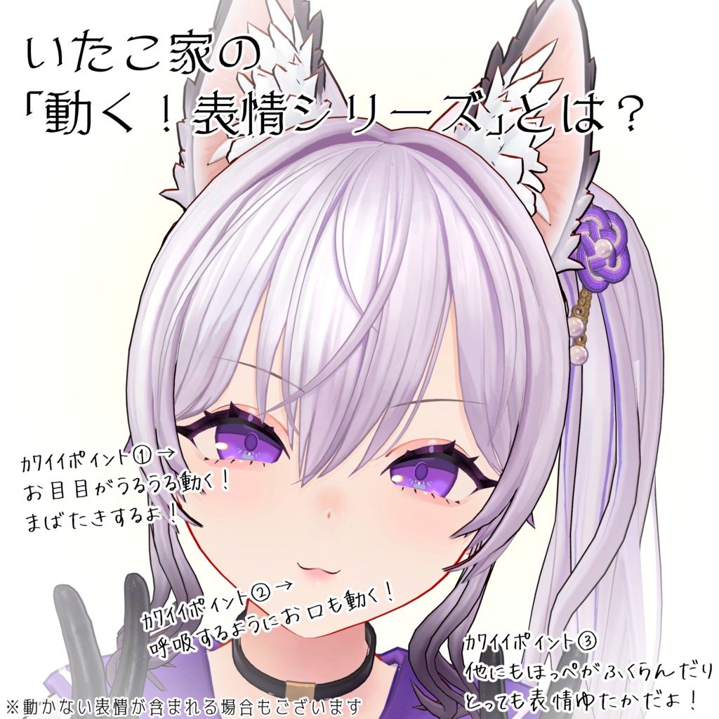 SALE!【イブサン/IBUSAN専用】動く!イブサンちゃん表情セット
