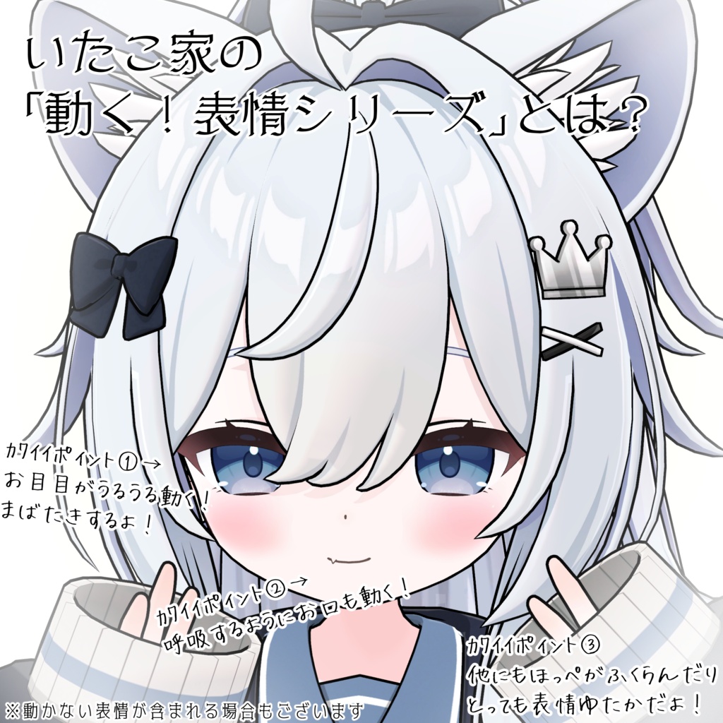 SALE!【チロア/Chiroar専用】動く!チロアちゃん表情セット