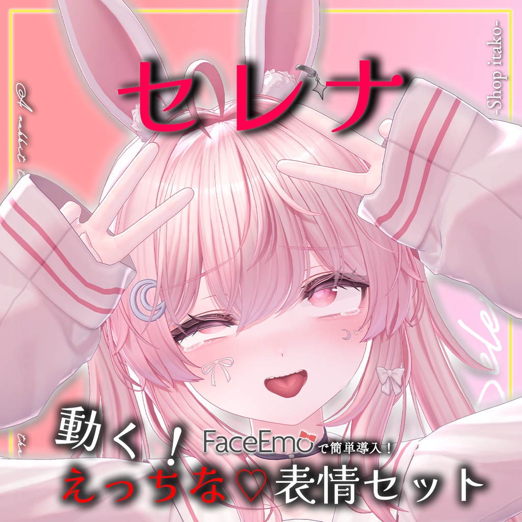 SALE!【セレナ/Selena専用】動く!えっちな♡セレナちゃん表情セット2.0