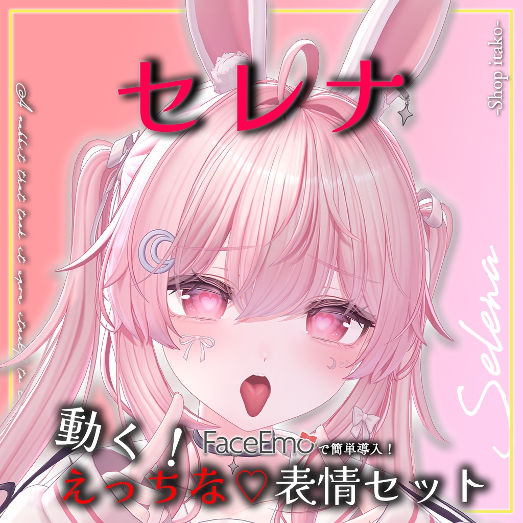 SALE!【セレナ/Selena専用】動く!えっちな♡セレナちゃん表情セット2.0