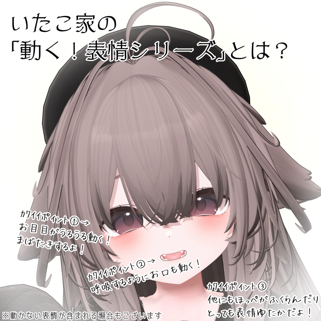SALE!【輝夜/Kaguya専用】動く!輝夜ちゃん表情セット