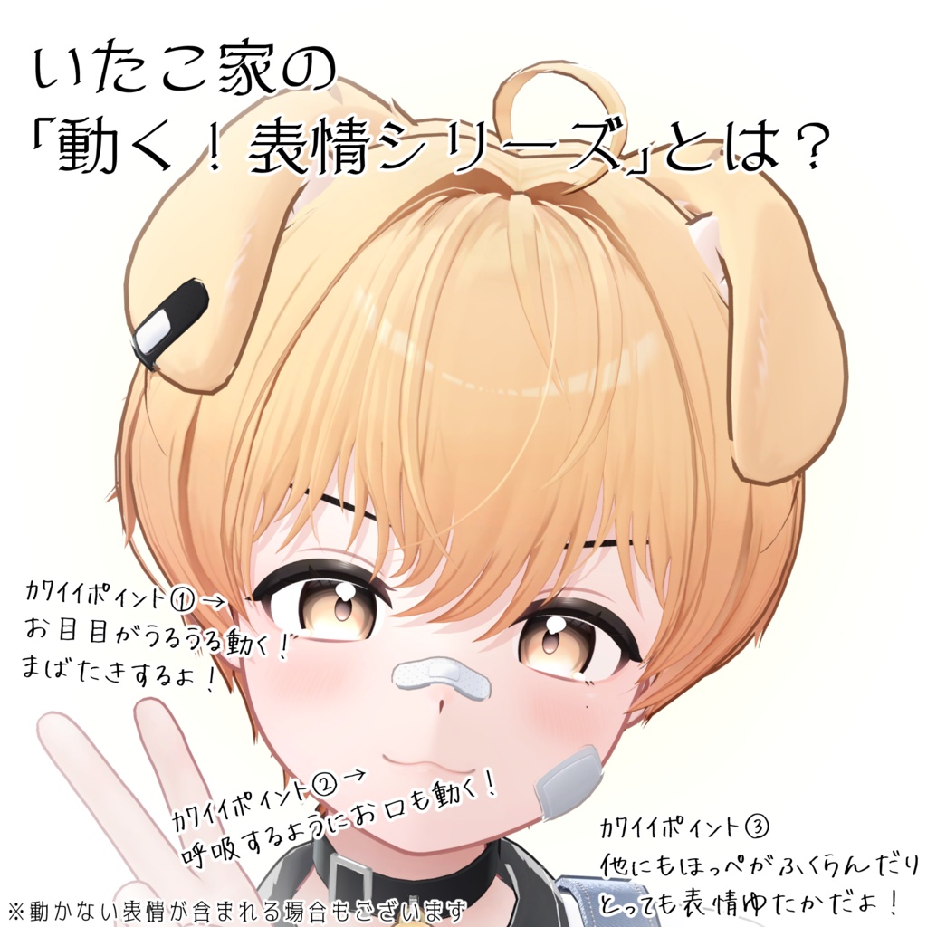 SALE!【ラテ/Latte専用】動く!えっちな♡ラテくん表情セット