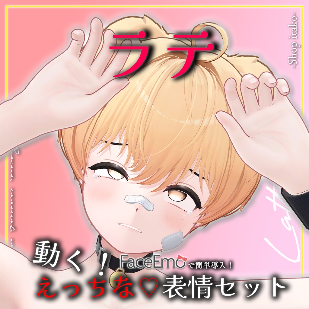 SALE!【ラテ/Latte専用】動く!えっちな♡ラテくん表情セット