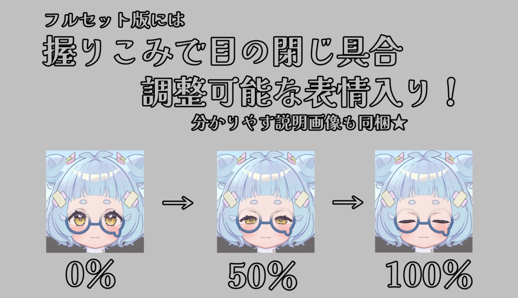 SALE!【ねる/Neru専用】動く!ねるちゃん表情セット