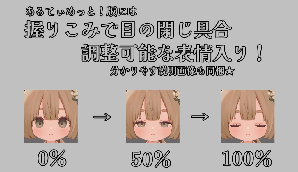 SALE!【りこりす/Licolis専用】動く!りこりすちゃん表情セット