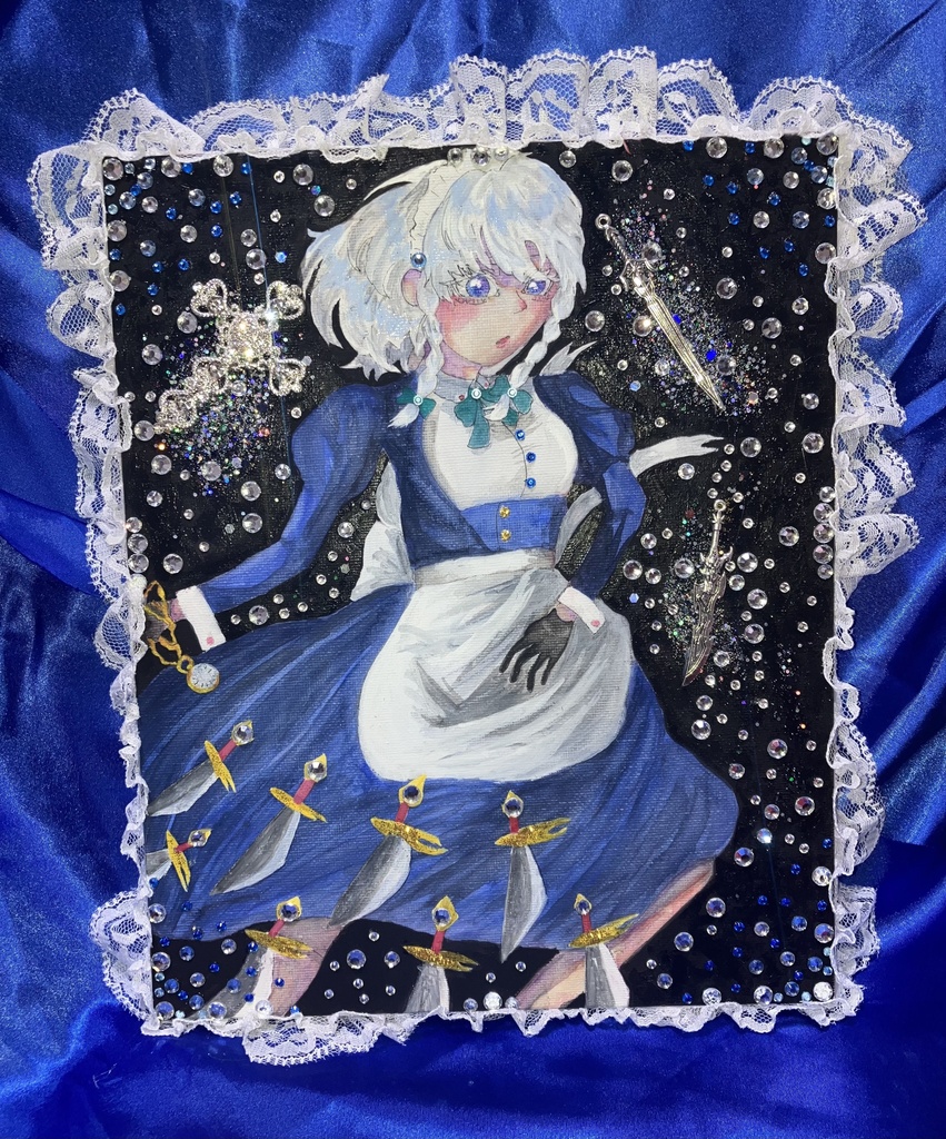 十六夜咲夜キャンバスイラスト