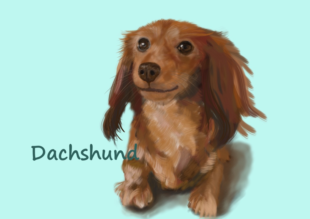 トートバッグ ダックスフント