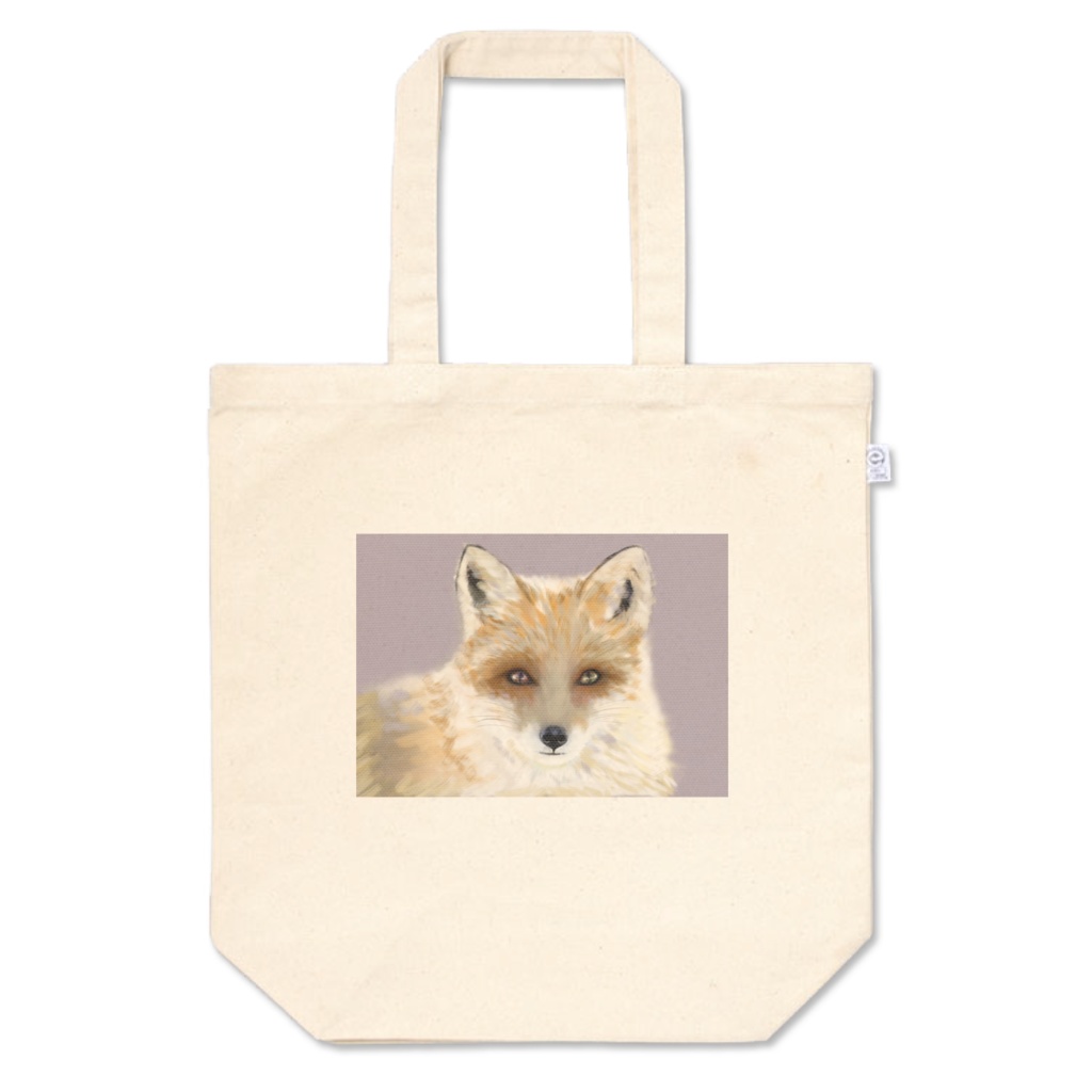トートバッグ　キタキツネ