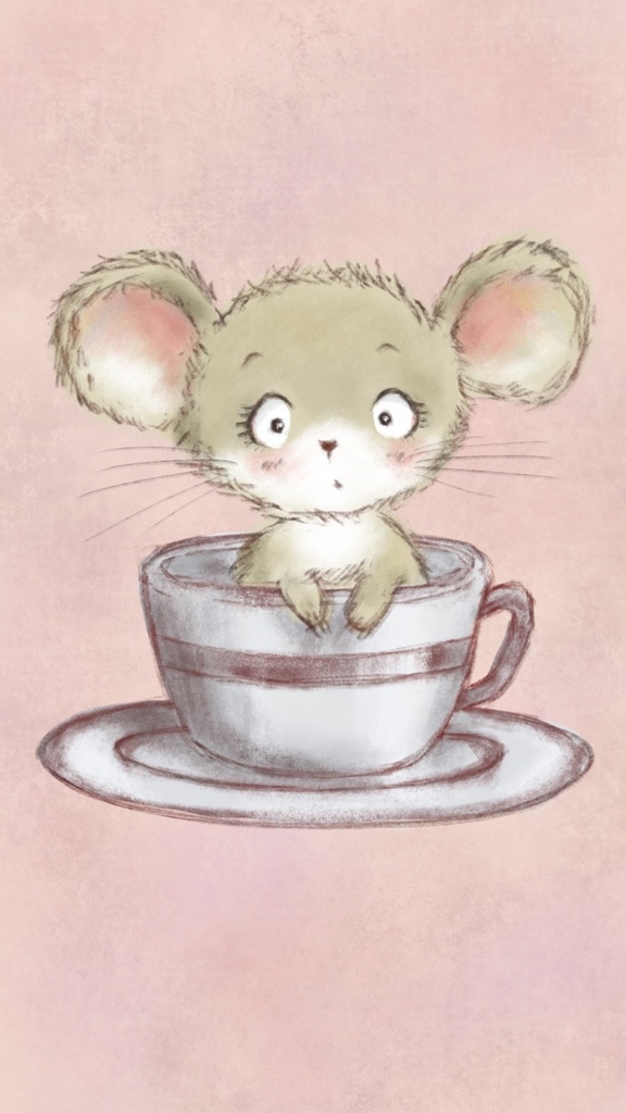 ネズミとティーカップ S