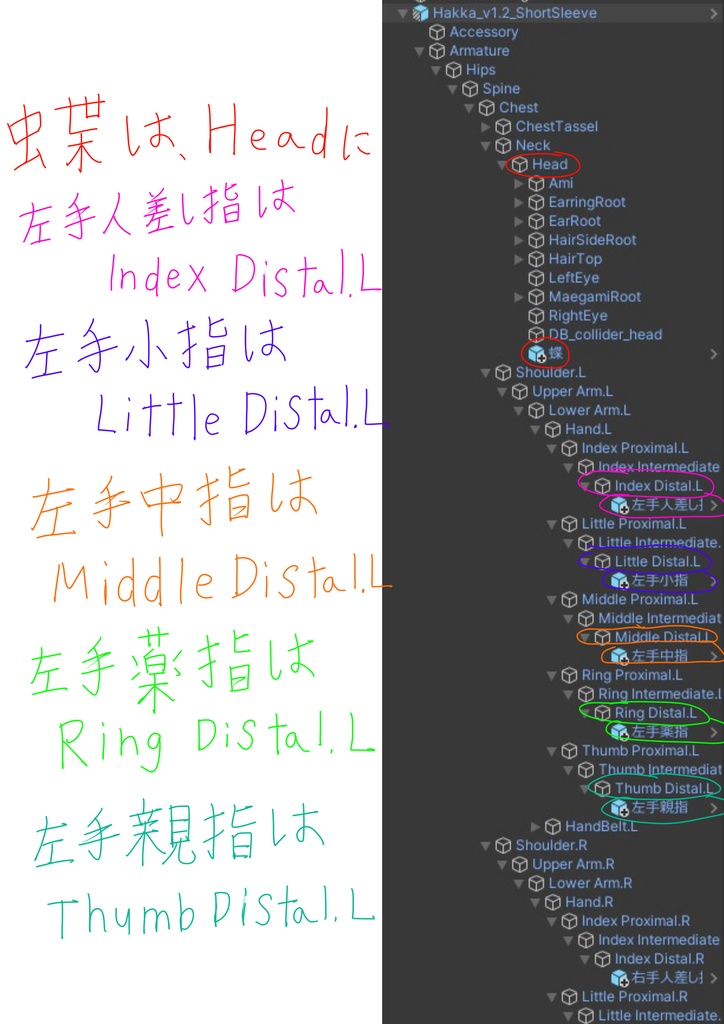 VRC想定 蝶・ミカヅキ付きテクスチャ53枚のつよつよネイル☆(付け爪)51アバター対応 シェーダーは、lilToon