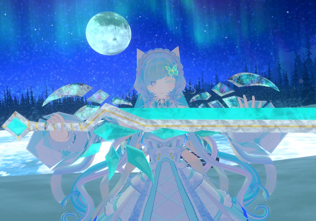 VRC想定 テクスチャ13枚 宝石の刀ver1.4.1