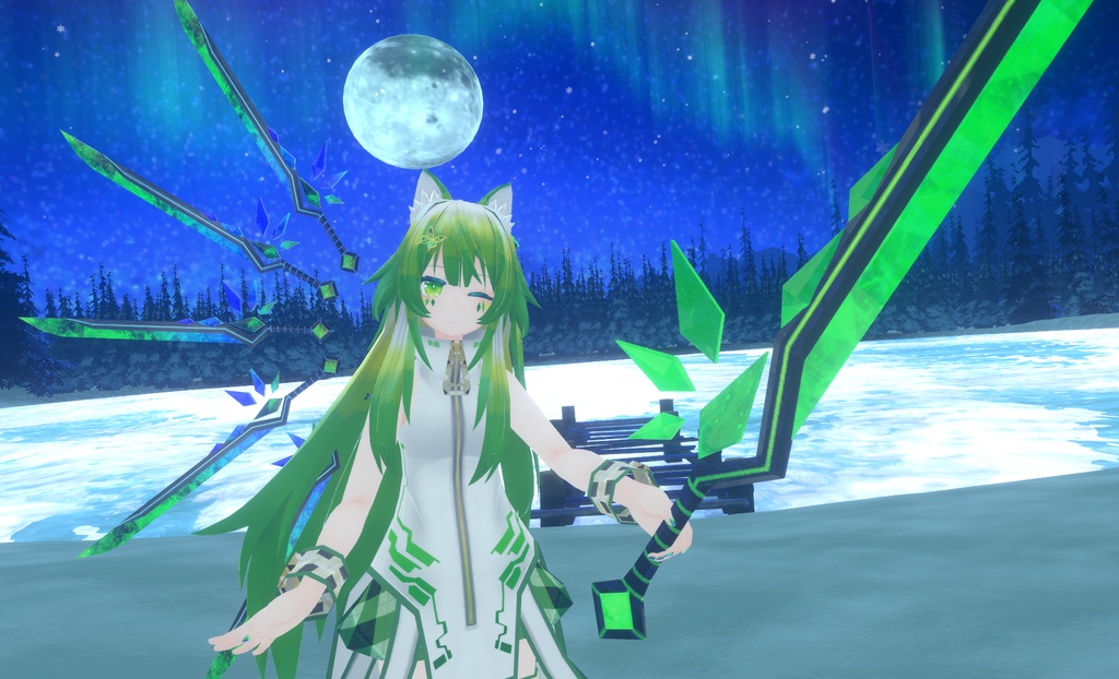 VRC想定 テクスチャ13枚 宝石の刀ver1.4.1