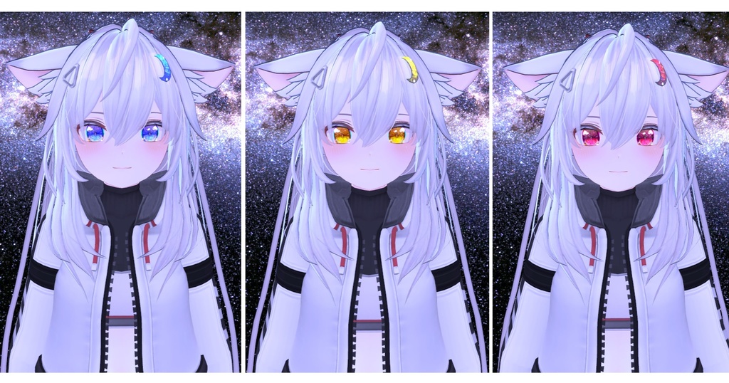 神聖な瞳テクスチャ シィちゃん用 9枚 ファイちゃん、ナユちゃん、ホノカちゃん,デルタフレアちゃん用 16枚