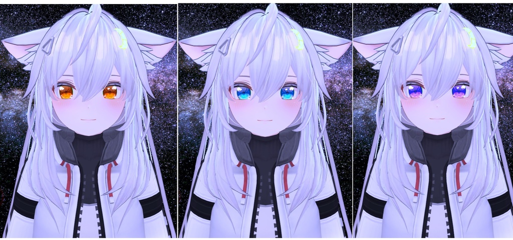 神聖な瞳テクスチャ シィちゃん用 9枚 ファイちゃん、ナユちゃん、ホノカちゃん,デルタフレアちゃん用 16枚