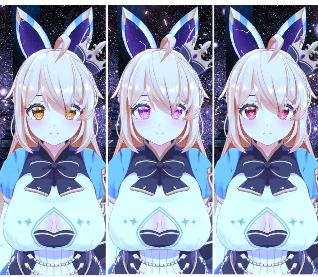 セリアちゃん用 神聖な瞳テクスチャ 9枚 トミノちゃん用、ふぁふぁちゃん、ビナアちゃん、キプフェルちゃん用