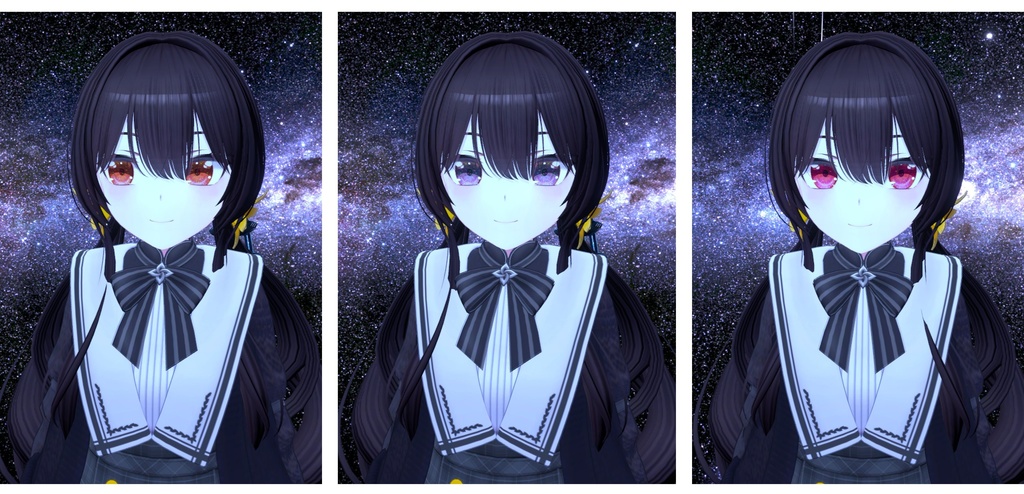 まとめたバージョンを販売しましたので12月31日に非表示にします。 非表示にするとダウンロード出来なくなるのでダウンロードお願いします。連翹ちゃん用 神聖な瞳テクスチャ(eye texture) 9枚