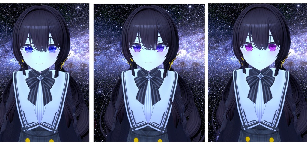 まとめたバージョンを販売しましたので12月31日に非表示にします。 非表示にするとダウンロード出来なくなるのでダウンロードお願いします。連翹ちゃん用 神聖な瞳テクスチャ(eye texture) 9枚