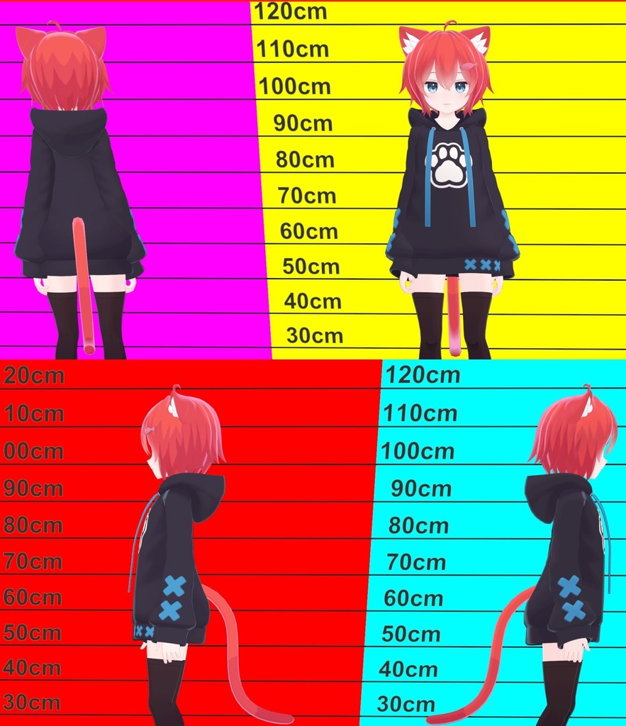 ラスクちゃん アニメっぽい神聖な髪テクスチャ 9枚