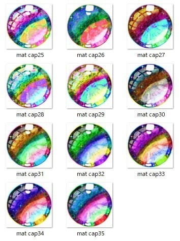 神聖なmat cap 35種類