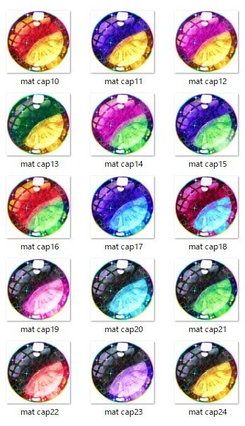 神聖なmat cap 35種類