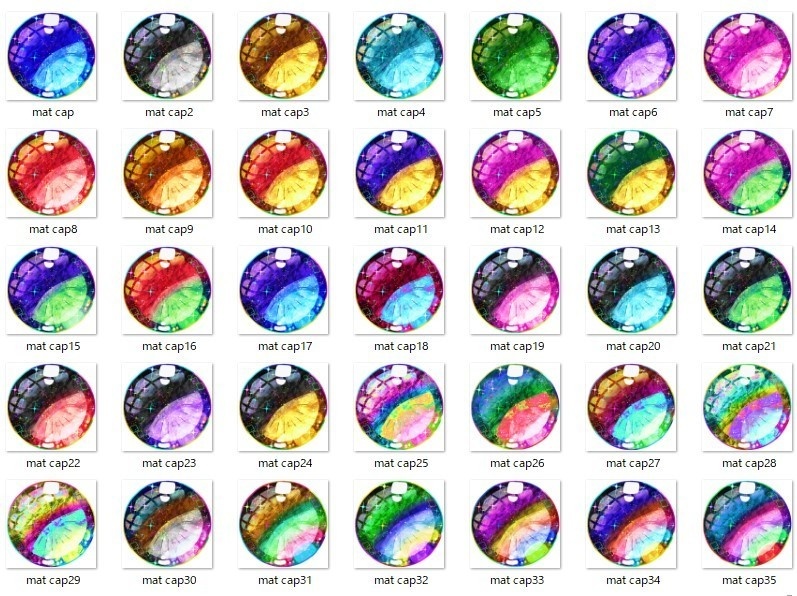 神聖なmat cap 35種類