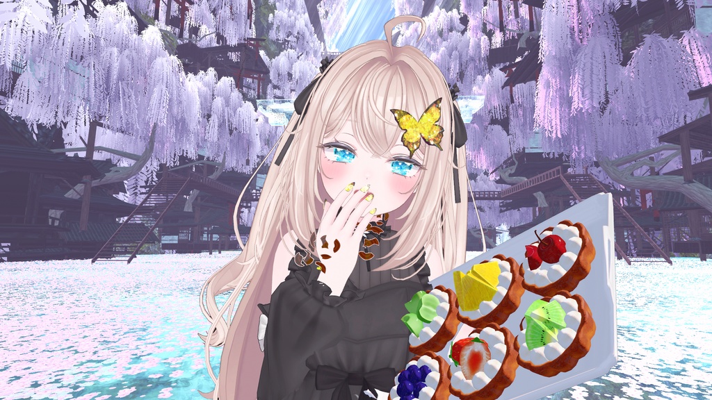 手動で食べさせるクッキー、タルト  wordに置けるようにオブジェクトのみあり