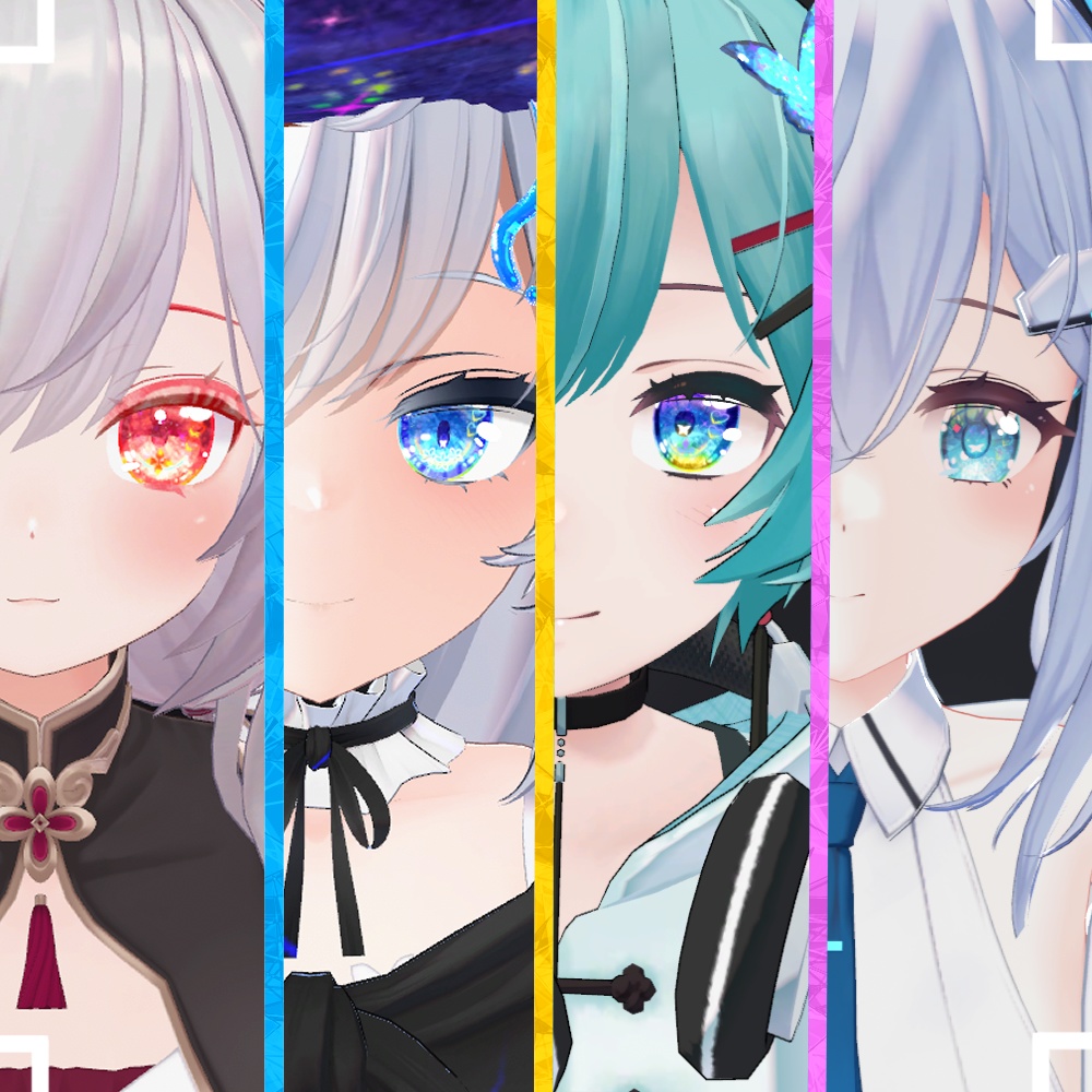 まとめ買い半額! BLACK FRIDAY SALE+50アバター対応記念 神聖な瞳テクスチャ(eye texture) 50アバター対応