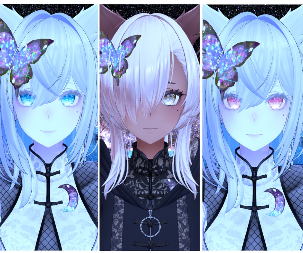 まとめ買い半額! BLACK FRIDAY SALE+50アバター対応記念 神聖な瞳テクスチャ(eye texture) 50アバター対応