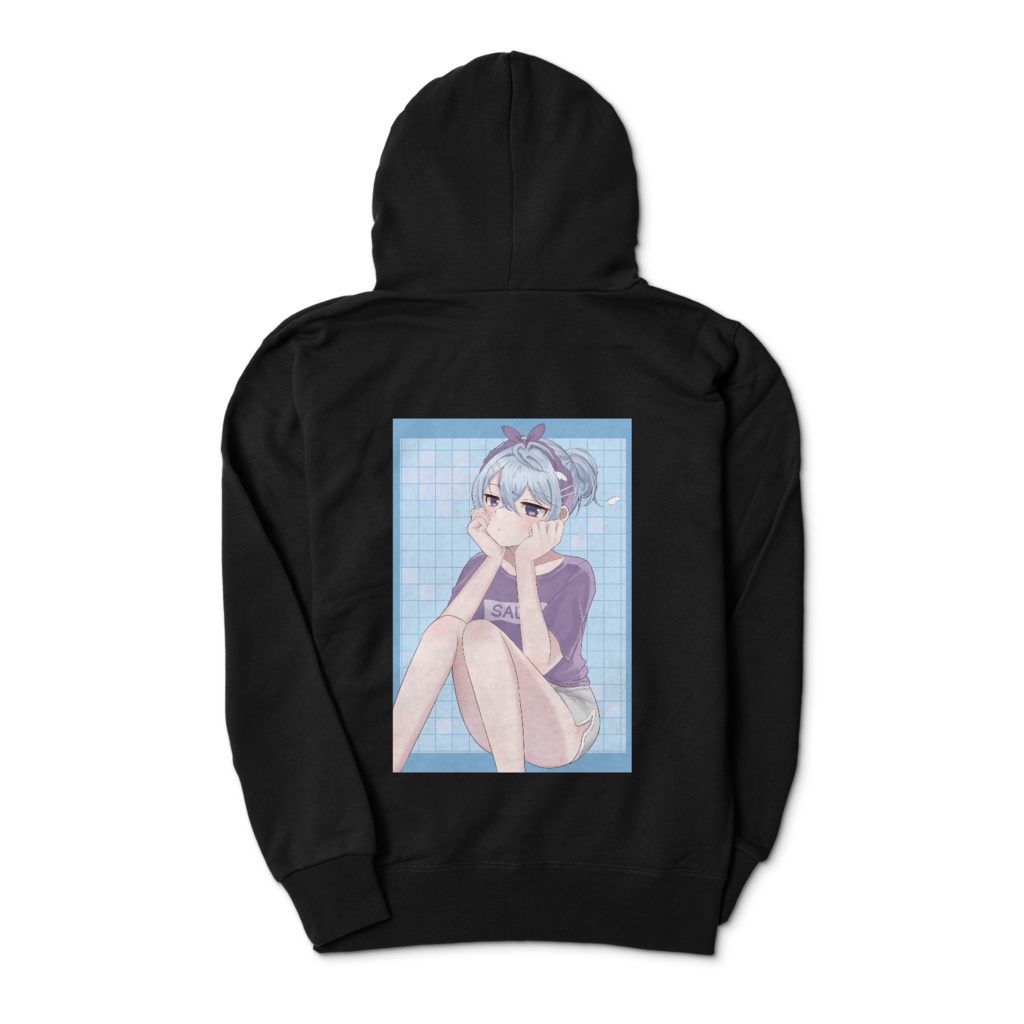 塩見ジップパーカー(黒)