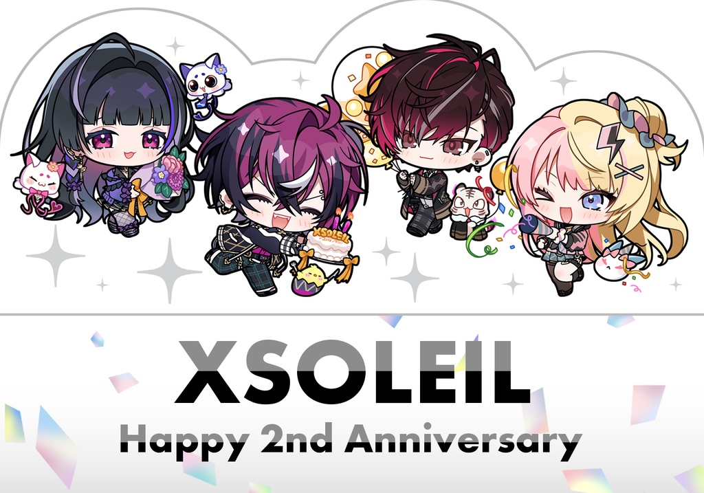 【非公式】xsoleil ２周年ペーパースタンド