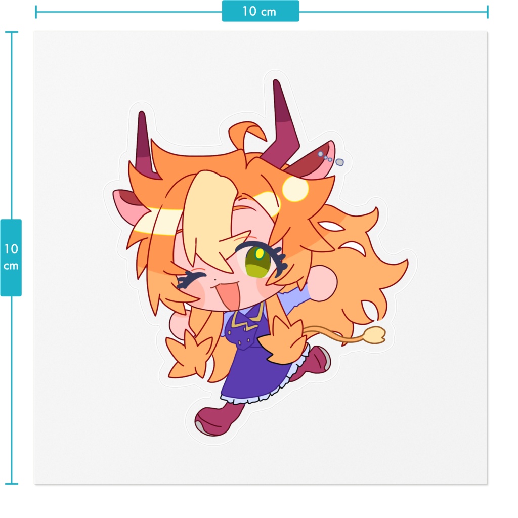 【クリアステッカー】kawaiikawaii