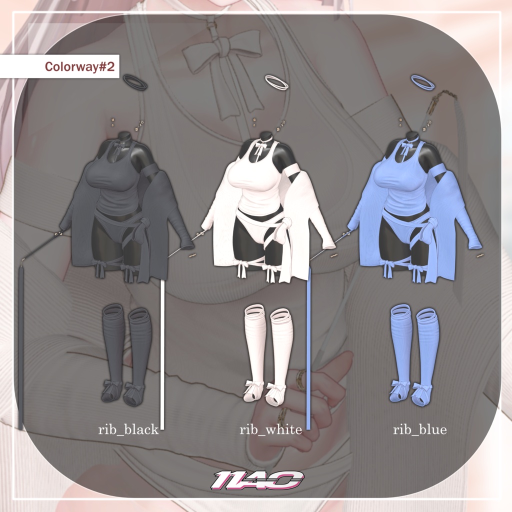 【50% SALE 中】 RibbonKiss {11AO} 🎀💋 【11アバター対応】