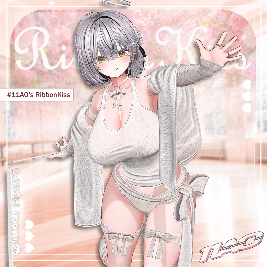 【50% SALE 中】 RibbonKiss {11AO} 🎀💋 【11アバター対応】