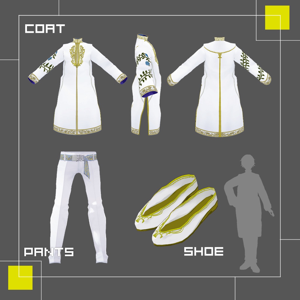 【VRoid】zeeda -ズィーダ-【オリジナル3Dモデル】