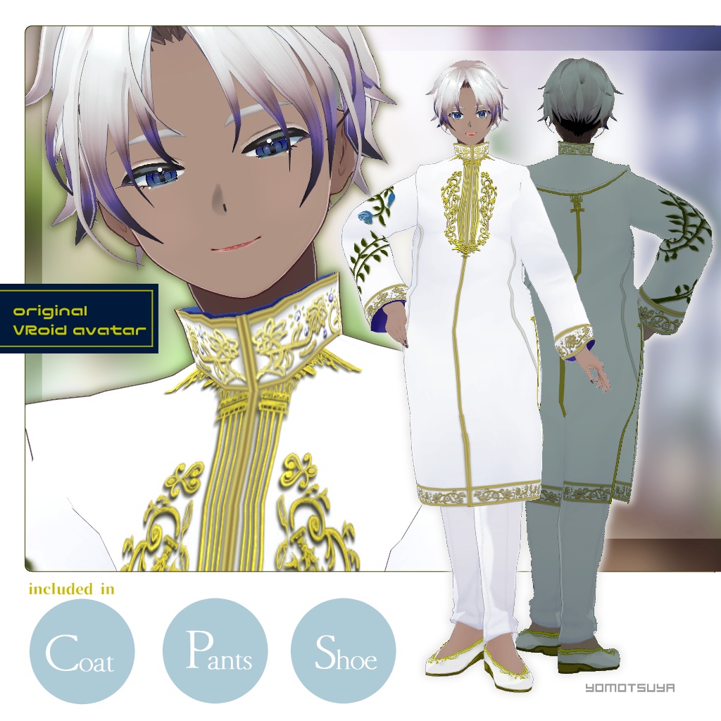 【VRoid】zeeda -ズィーダ-【オリジナル3Dモデル】