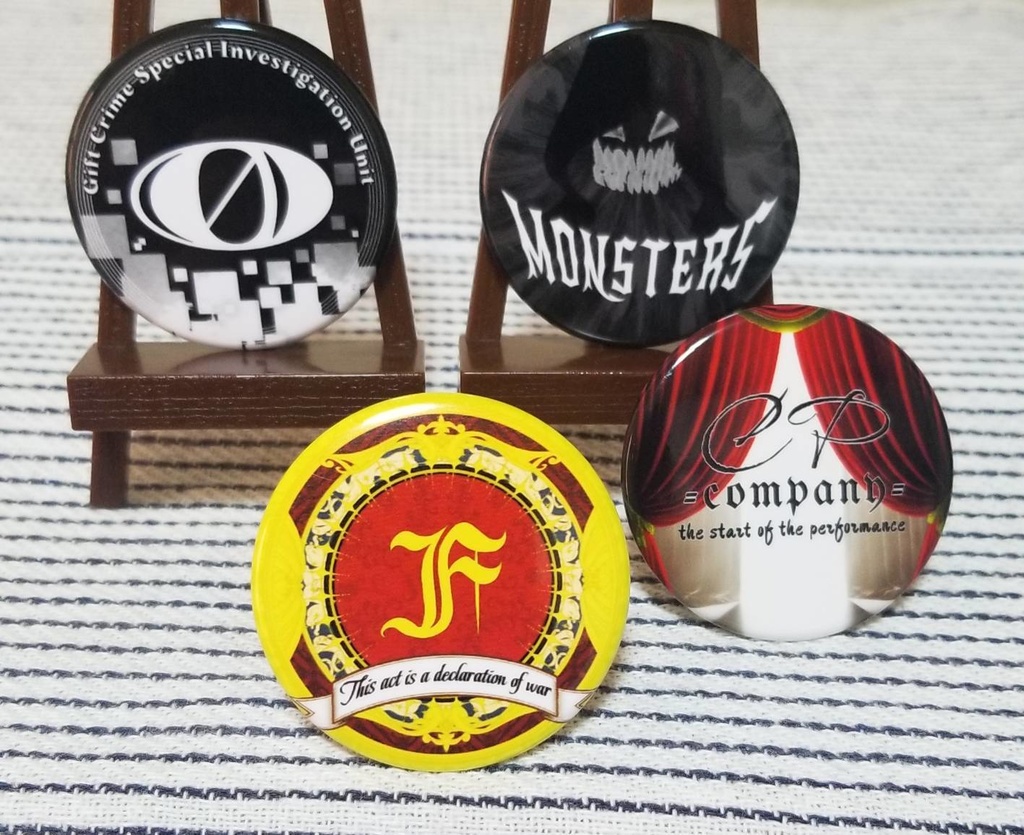 【缶バッジ】モンスターズ　缶バッジ