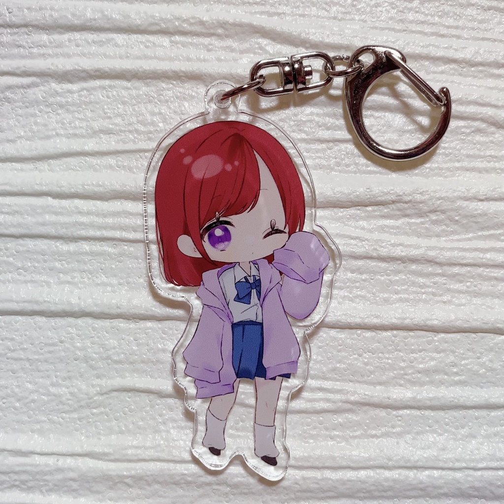 りほこアクキー制服ver