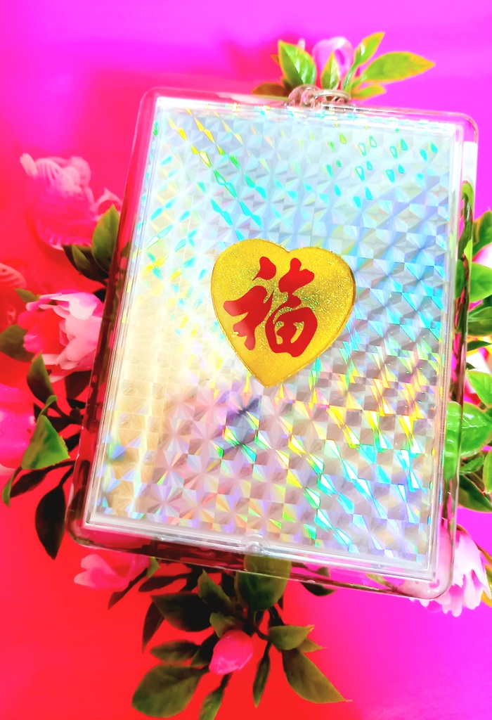 【からサー】硬質 トレカケース デコ キーホルダー【阿紫花さん】