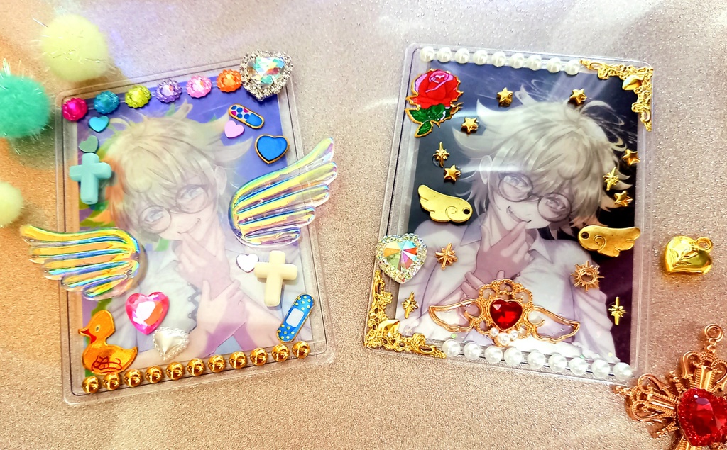 【マンキン】硬質 デコトレカケース【ファウスト少年 天使】