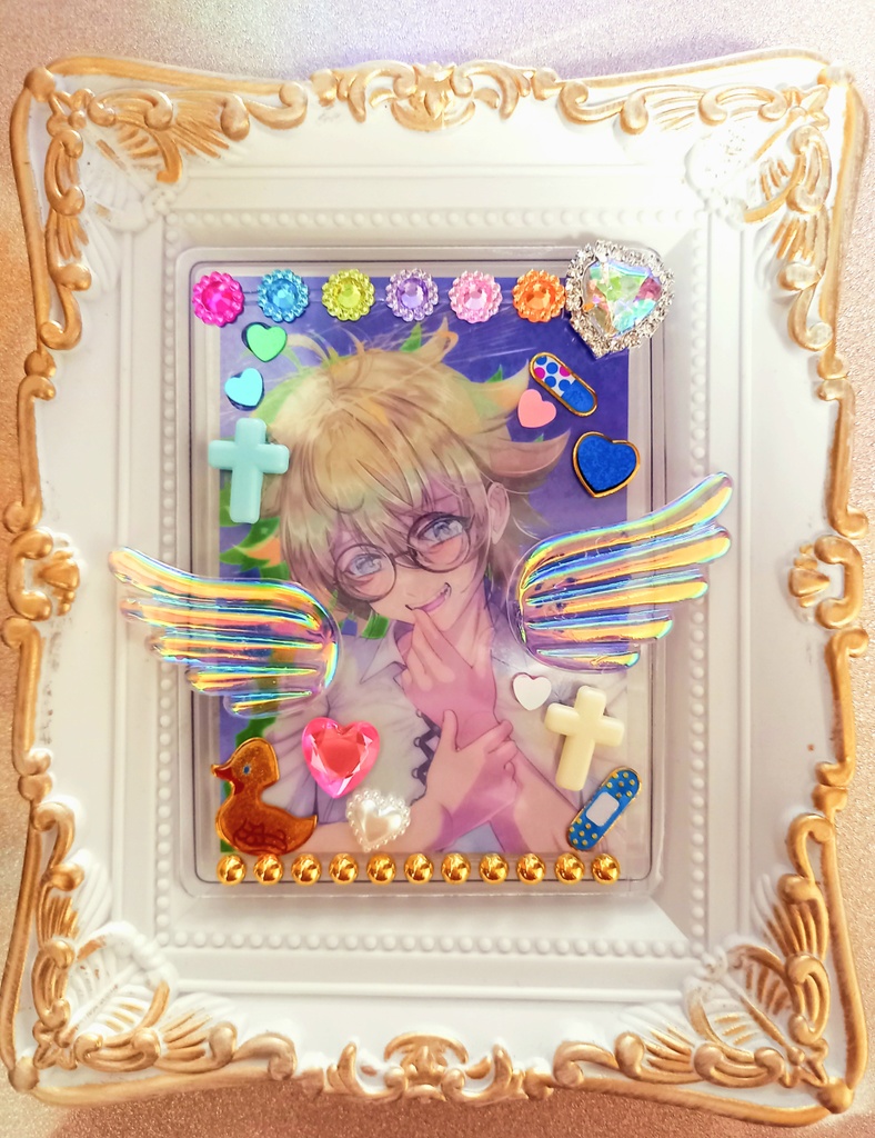 【マンキン】硬質 デコトレカケース【ファウスト少年 天使】