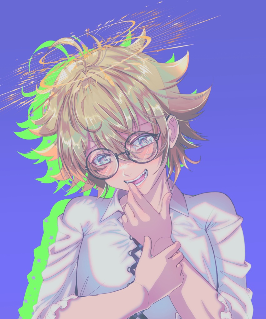 【マンキン】硬質 デコトレカケース【ファウスト少年 天使】