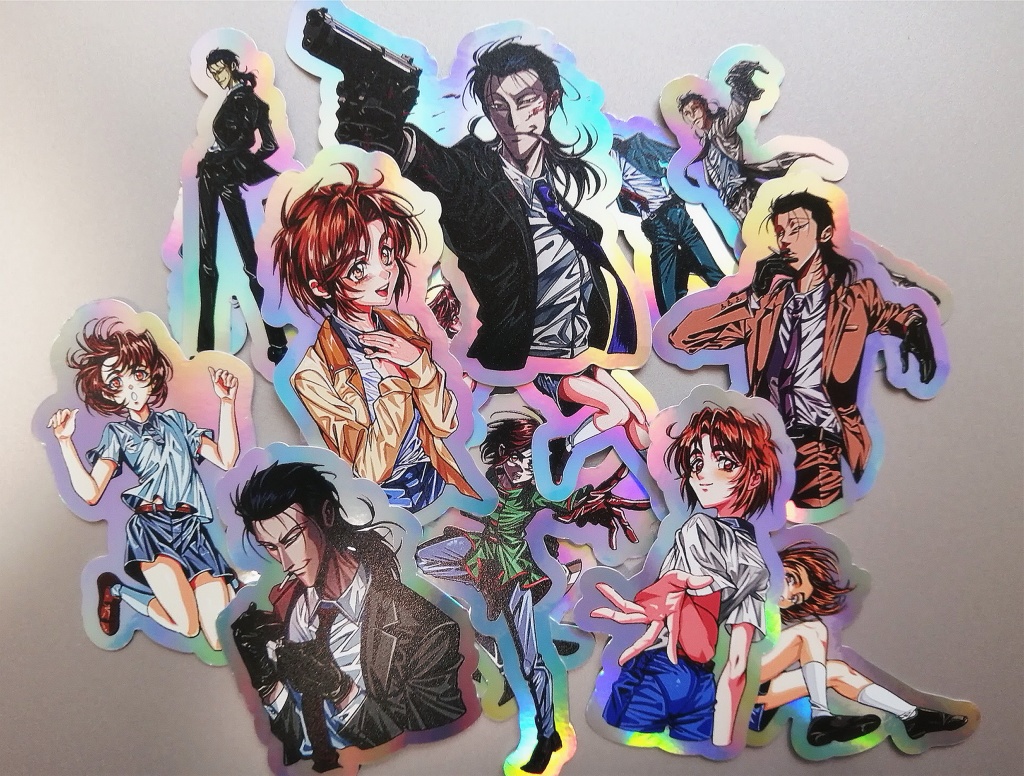 ホログラム(オーロラ)ステッカー