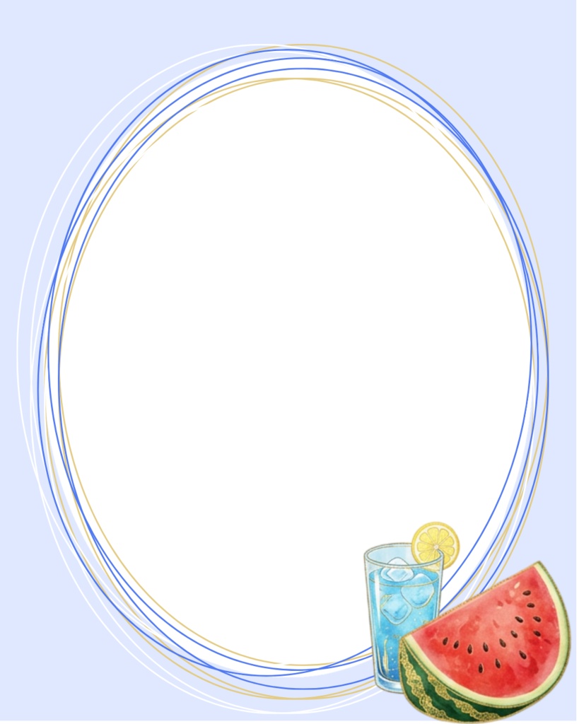 Summer Digital Frames | 30 Transparent PNG Frames