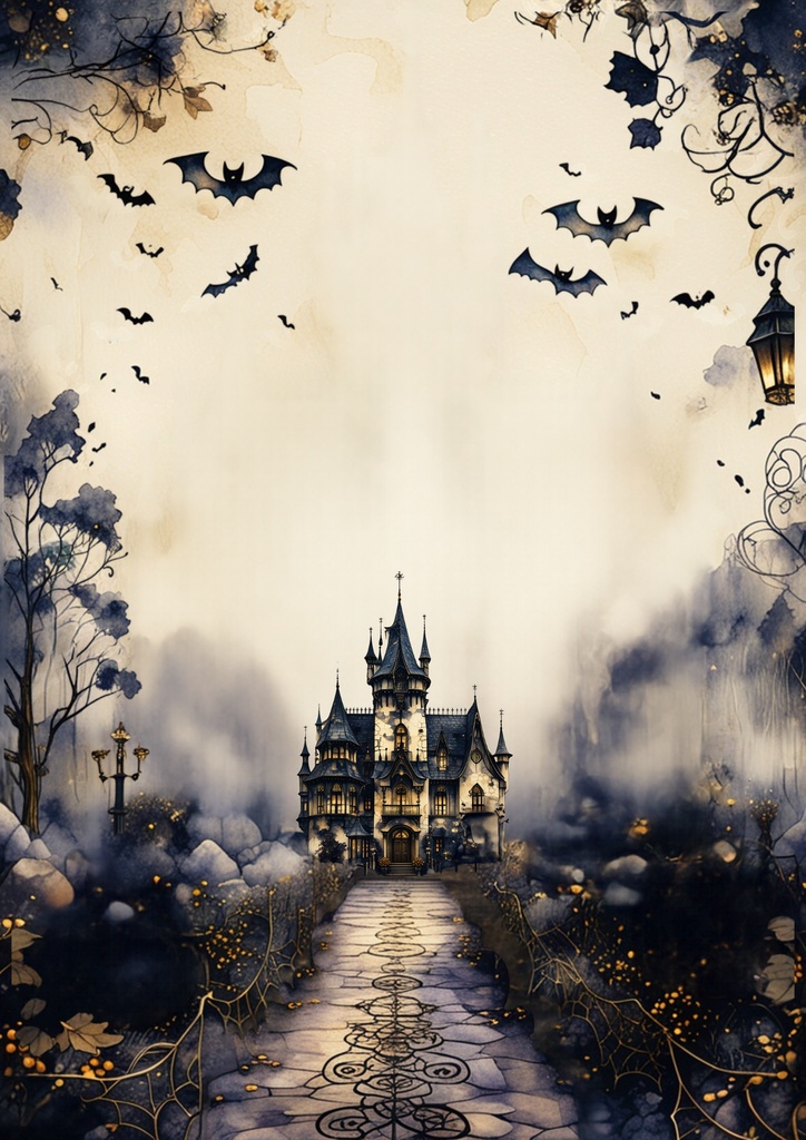 Halloween Digital Planner Paper – 12 Pages